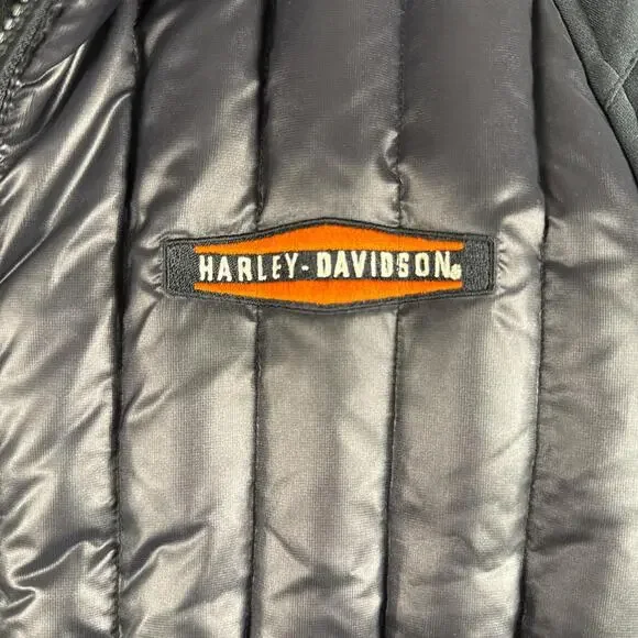 Harley Davidson Insulated Full Zip Biker Mototcycle American USA Jacket Sz M - Picture 4 of 7